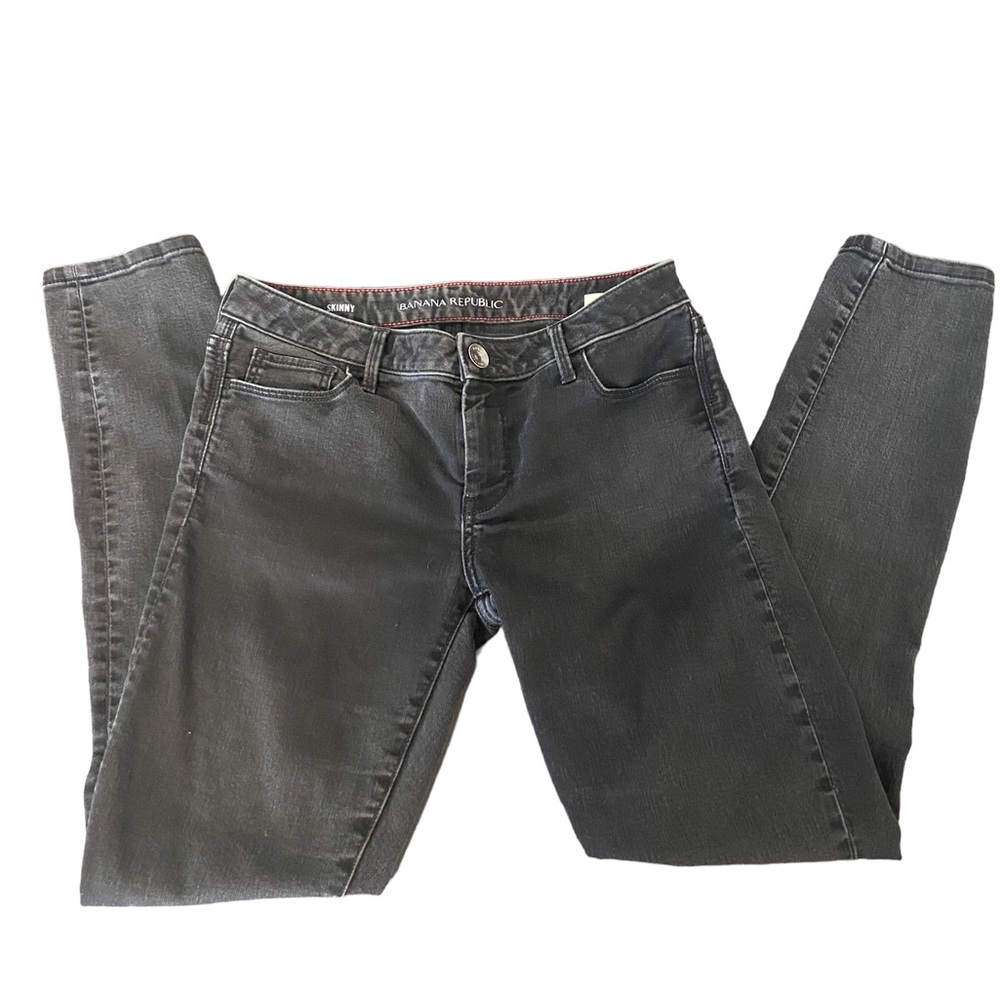 Banana Republic skinny jeans black size 27